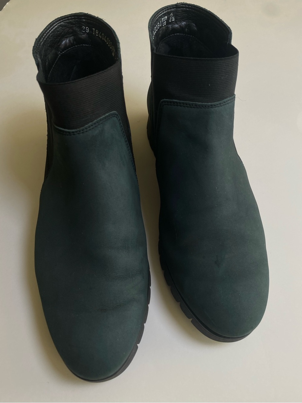 Mephisto Black Leather Chelsea Ankle Boots Booties Size US 8.5 / EUR 39